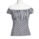 2017hot Sell Girls Plaid T Shirt Prom Evening Party Clothing Sexy Tops