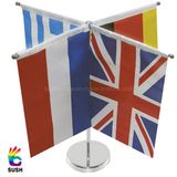 Custom Fabric Award Bunting Polyester National Dest Table Flag (SS-TF14)