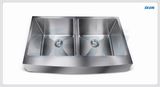 Handmade Double Bowl Apron Stainless Steel Sinks (AC2003)