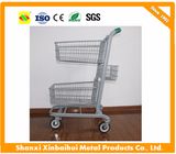 More Capacity Shopping Trolley Three Cabas for Suppermarket