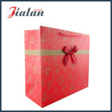 Valentine's Day Red Matte Laminated Ivory Paper Gift Paper Bag