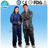 Orange Color Dustproof Disposablemicroporous Coverall