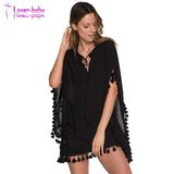 Latest Fashion Designer Sexy Beachwear New Kaftan Dress Short