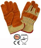 Anti-Scratch Leather Protective Work Hand Gloves