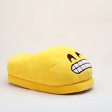 Cute Plush Cheap Indoor Emoji Warm Slippers in Slippers