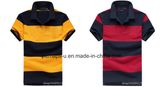 Cool Mens Stripe Golf Polo Shirt