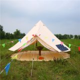 Cotton Canvas Family Camping Luxury Safari Solar Bell Tent