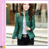 Fashion Women Winter Outwear Stand Collar Puffer Down Jacket (14315)