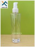 Screen Printing Surface Handling Clear Cosmeitc Body Wash Bottle