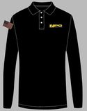 Long Sleeve Polo T-Shirt with Custom Design