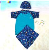 Screen Kid's Short Sleeve Swimwear&Wetsuit