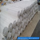 Customized White PP Woven Flat Fabric in Roll