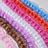 High Quality Ruffles Sequins Lace for Garment Accessories