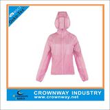 Pink Nice Sports Hooded Lightweight Jacket for Girl