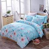 Wholesale Market Bedding Sets 4PCS Flatsheet / Pillowcase Microfiber Bed Linen