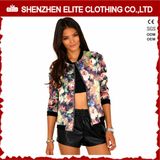 2016 Wholesale Plain Custom Satin Baseball Jackets Women