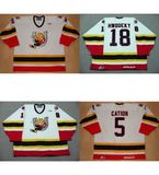 Personalized Ohl Barrie Colts Rick Hwodeky Cation Ice Hockey Jerseys