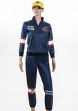 Ice Hockey Blue Color Necklace Women Sport Tracksuit