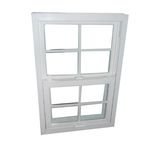 French Aluminum Style Double Hung Awning Single Glazed Window