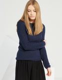 Lady Oversized Cotton Sweatershirt by Knitting Design