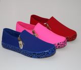 Wholesale Loafers Women Footwear Casual Canvas Shoes Rubber Outsole