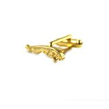 Fashion Golden Casting Blank Business Jaguar Mens Cufflinks