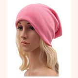 Jersey Slouchy Cotton Beanie Basic Skull Cap Hat