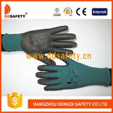 Ddsafety 2017 Dark Green Nylon with Black Nitrile Glove