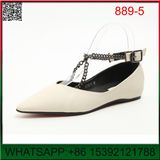 New Design Flat Cross Single Lady Shoes