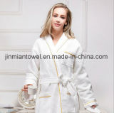 for Winter More Warmer and Softer Waffle/Terry Combo Bathrobe