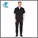 Mens Short Sleeve Basic Blended Work Coverall