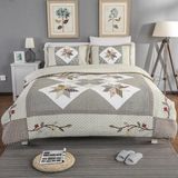 Washable Bedding Set Light Weight Quilt Quality Hotel Bedspread for Customized