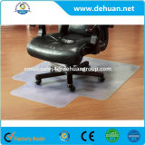 Polyvinyl Chloride Chair Mat for Carpets with Rectangular with Lip