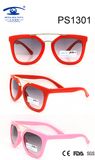 Fashionable Colorful Kid Plastic Sunglasses (PS1301)