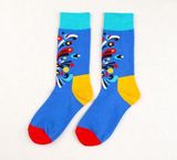 Custom Men's or Women's Fashion Cotton Knee High Jacquard Sock