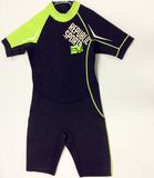 Short Neoprene Surfing Wetsuit with Nylon Fabric (HX15S89)