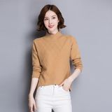 Ladies Short Pullover Knitwear Colorful Sweater