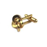 Fashion Business Wedding Metal Gold Knot Cufflinks for Men