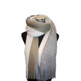 Ladies Super Soft Stripe Blanket Scarf