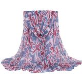 Women's British Flag Printing Long Woven Shawl Scaf (SW137)