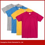 China Wholesale Cheap Price Bulk Blank White Plain T-Shirt (R101)