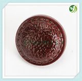 Fancy Imitation Leather Button for Coat