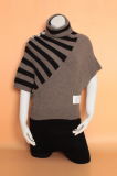 Ladies' Yak Wool/Cashmere Short Batwing Sleeve High Collar Sweater