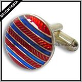 Metal Enamel Men Cuff Link for Promotion Gift (BYH-10230)