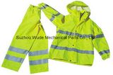 100% Polyester Oxford PVC/PU Non-Breathable/PU Breathable Coate Work Suit Raincoat