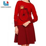 Fashionable Knitted Sweater with Beautiful Pattern