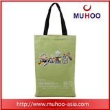 Fashion Ladies Handbag Canvas/Cotton Shopping Beach Bag with Prints