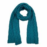 Womens Unisex Space Dye Fancy Thick Winter Cable Heavy Knitted Scarf (SK159)