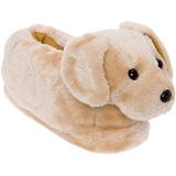 Stuffed Toy Golden Retriever Dog Slippers