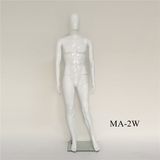 High Quality White Male Dummy with Glass Base